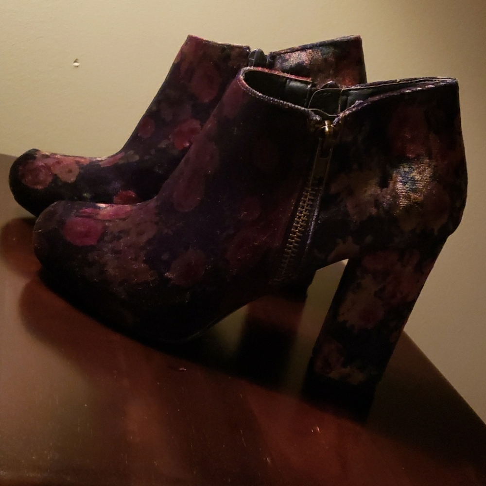 Madden Girl Velvet Booties